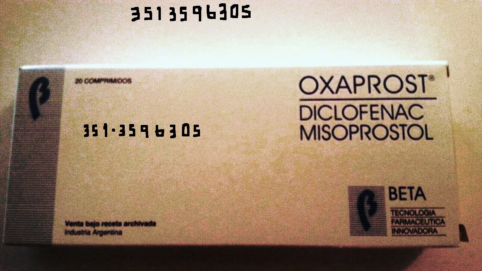 Pastillas oxaprost misoprostol en cordoba